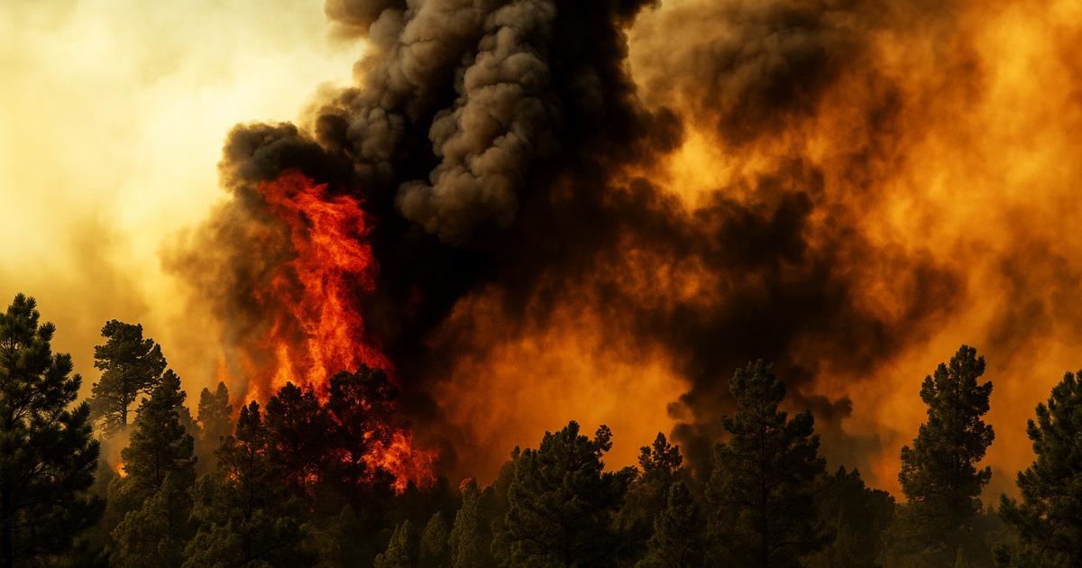 Feu dévastateur dans le Carmel