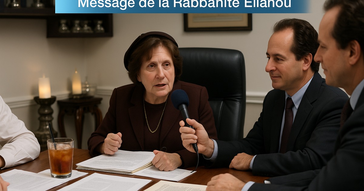 Message de la Rabbanite Éliahou