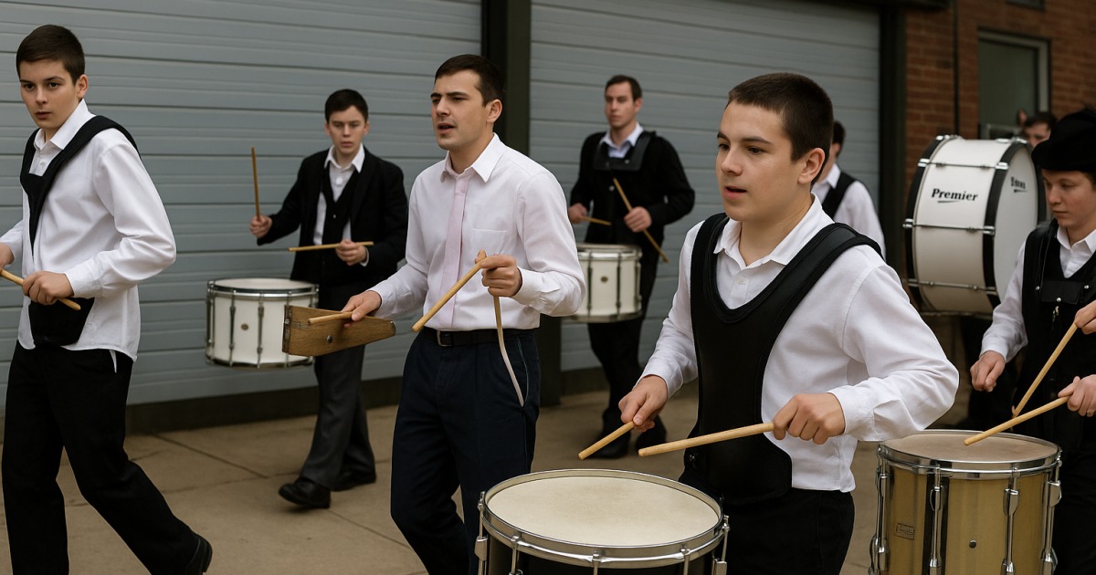 La fanfare de Lag Baomer à New York