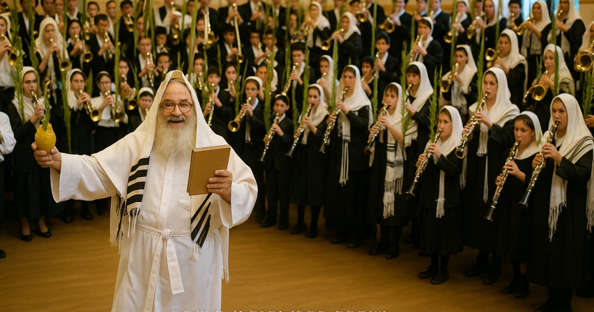 Hocha'ana Rabba chez les 'Hassidim Bobov