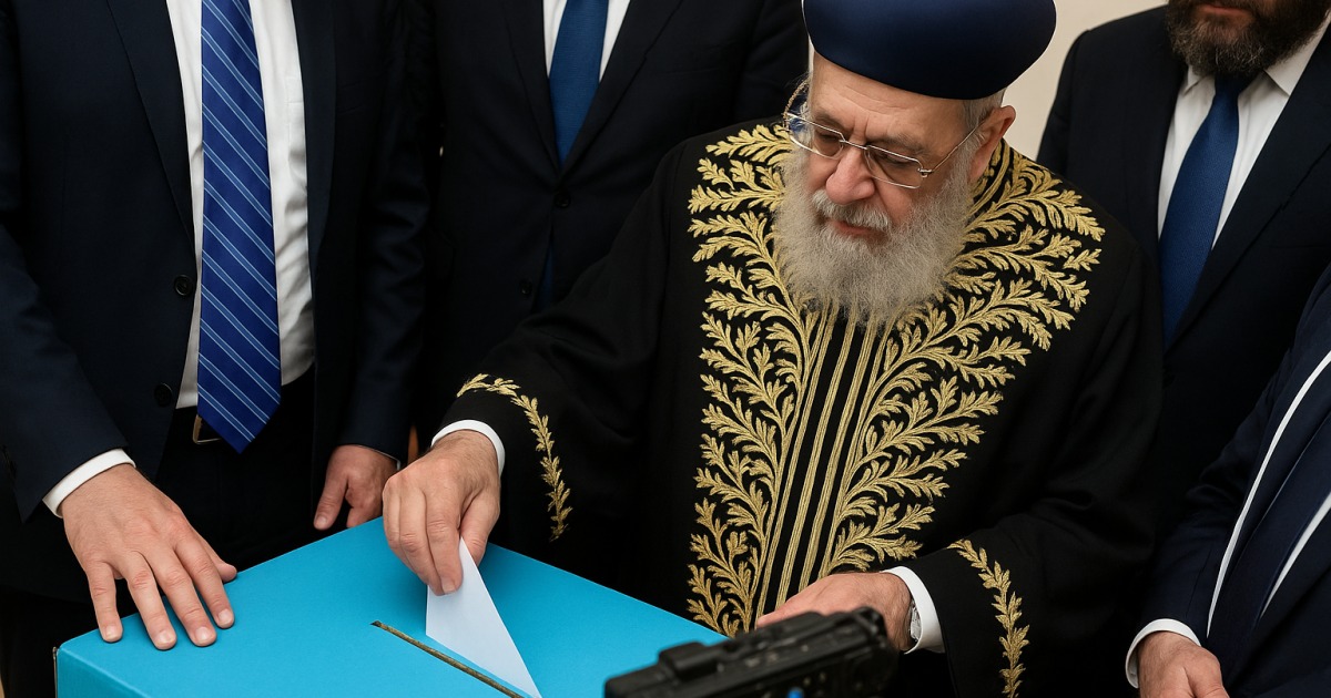 Le Rav Ovadia Vote