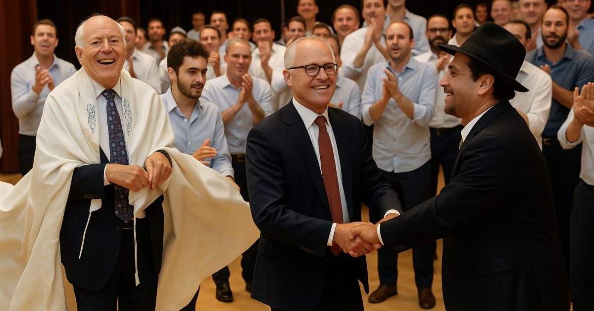 Le Premier ministre australien danse pour 'Hanouka