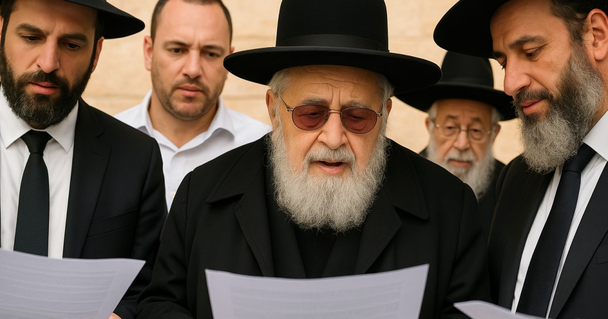 Birkate Haïlanote avec le Rav Ovadia Yossef