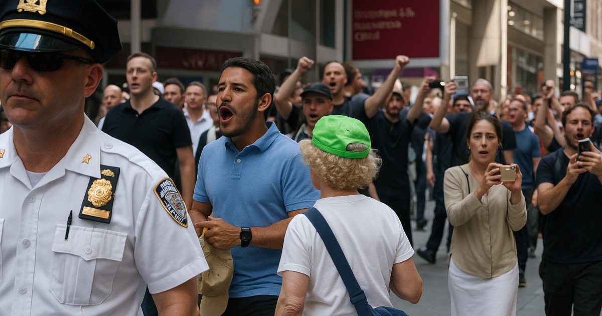 New York : manifestation spontanée pro-israélienne