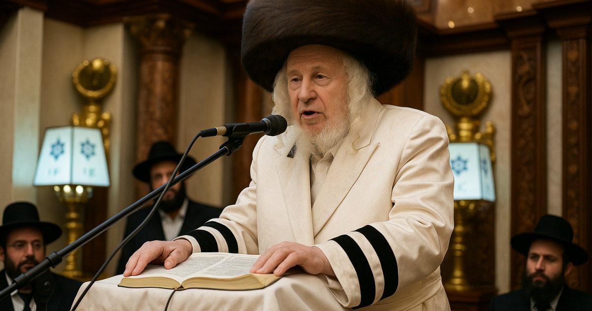 Le Kaliver Rebbe chantant "Sola Kakas Mar"