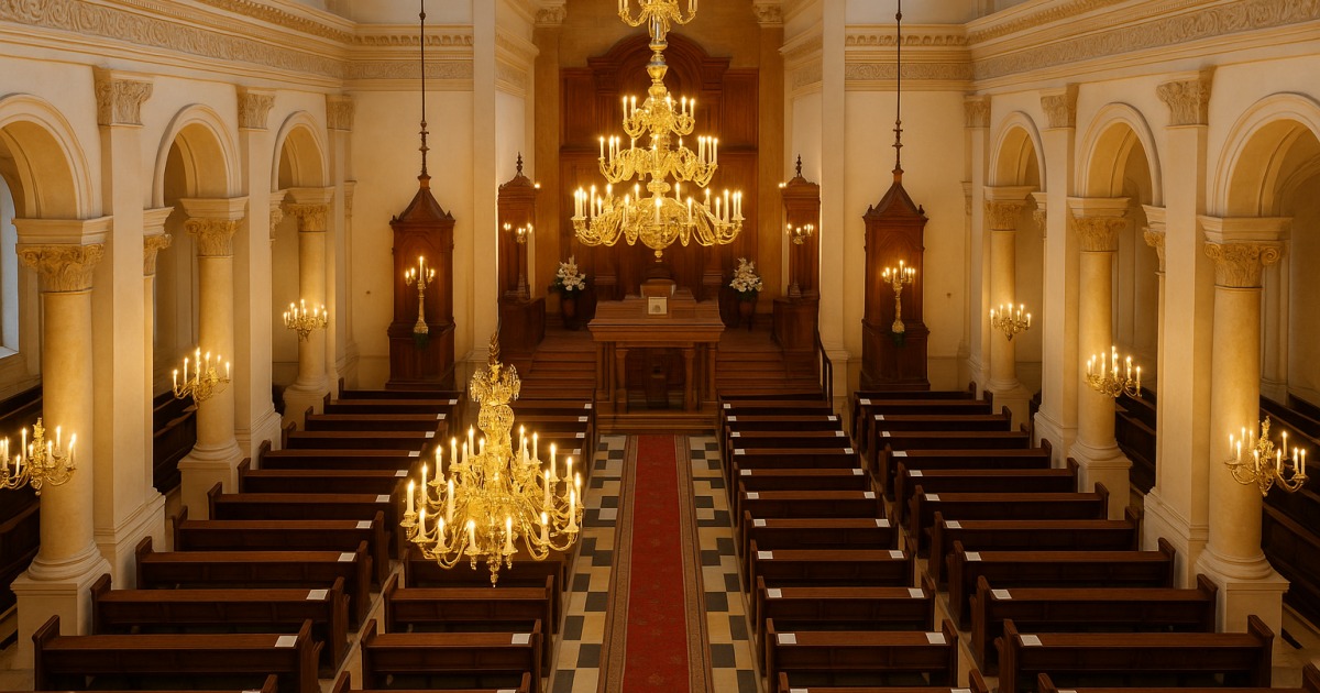 La grande synagogue de Lyon a plus d'un siècle et demi