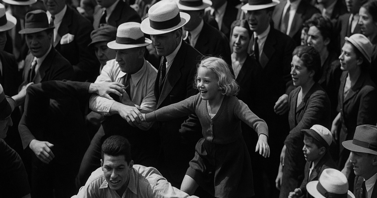 Allumage de Lag Ba'omer à Mérone en 1940