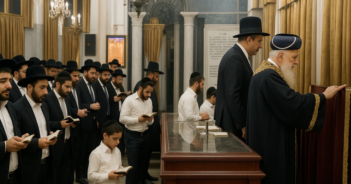 Séli'hote à Jérusalem avec le Grand Rabbin Its'hak Yossef