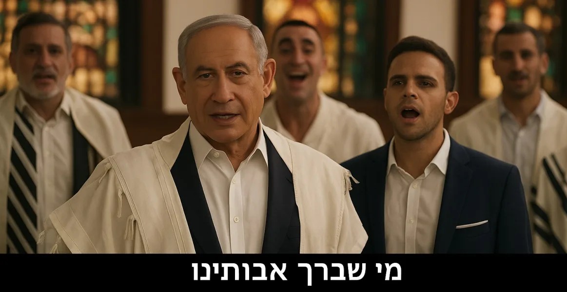 Bibi prie pour les soldats d'Israël