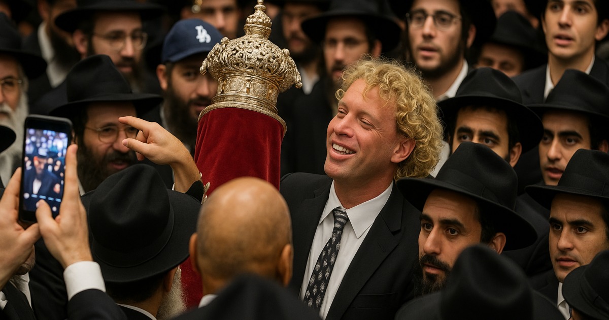 Inauguration de sept Sifrei Torah offerts par Leonardo Farkas