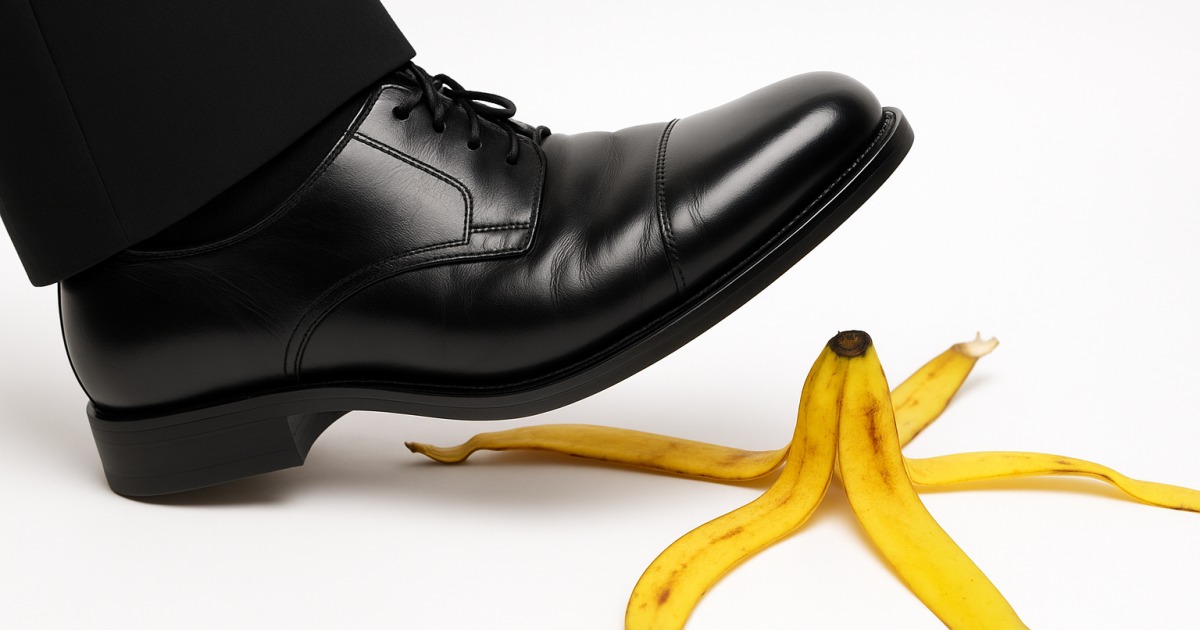 Attention ! Peau de banane
