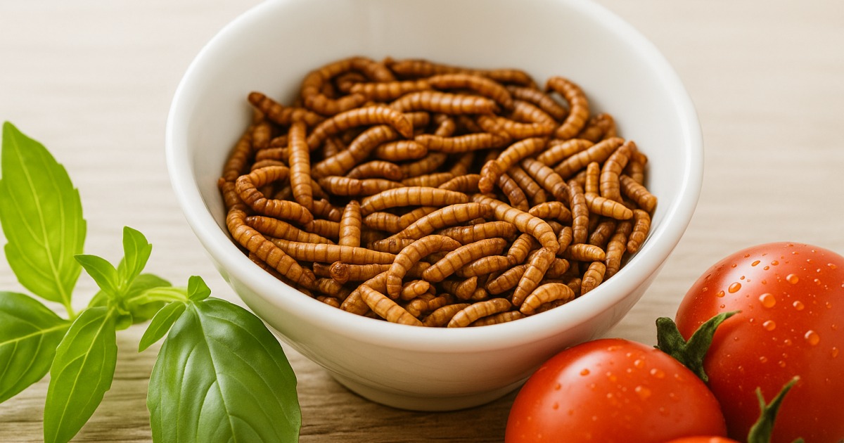 Attention danger ! Des insectes dans votre  assiette !