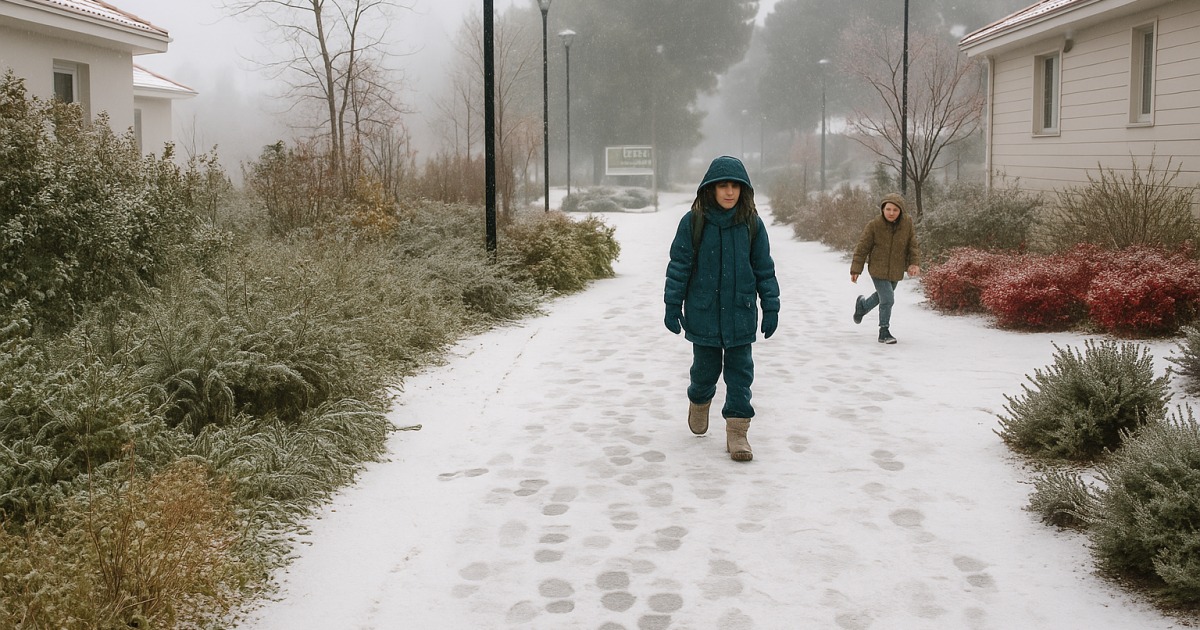 Neige en Israël
