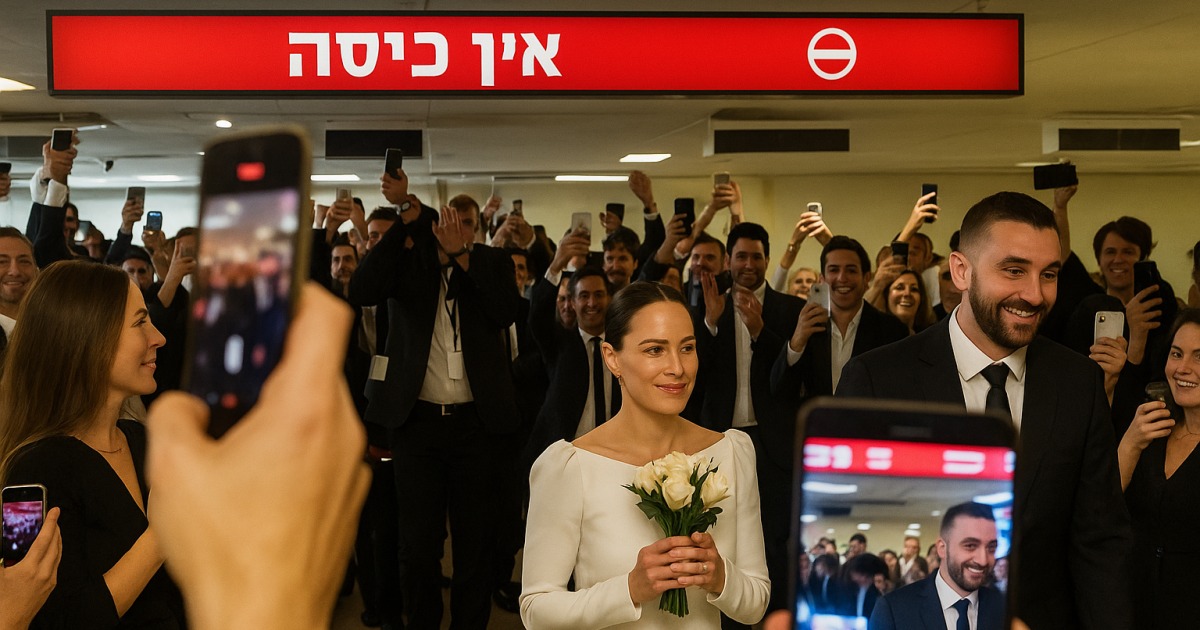 Mariage israélien tellement émouvant dans un parking