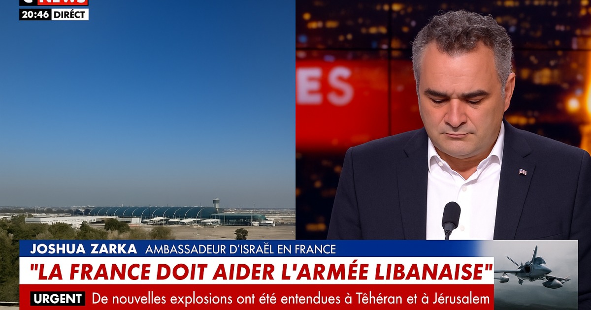 Plusieurs alertes missiles pendant l'interview de l'ambassadeur d'Israël sur Cnews