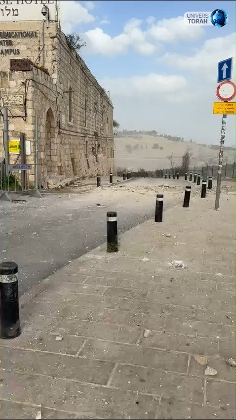 Un missile est tombé à 350 mètres du Kotel