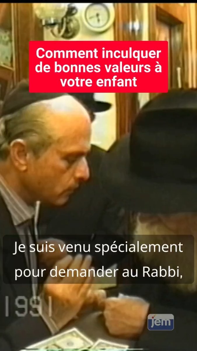 Eduquer les enfants-Rabbi de Loubavitch