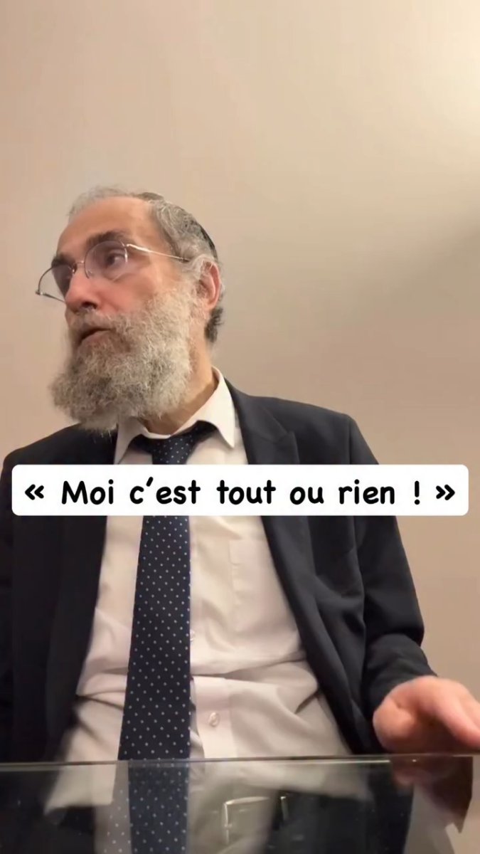 Le Chabbat c'est tout ou rien ? - Rav Lemel