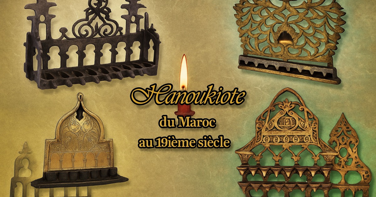 'Hanoukiote du Maroc datant du 19ième siècle