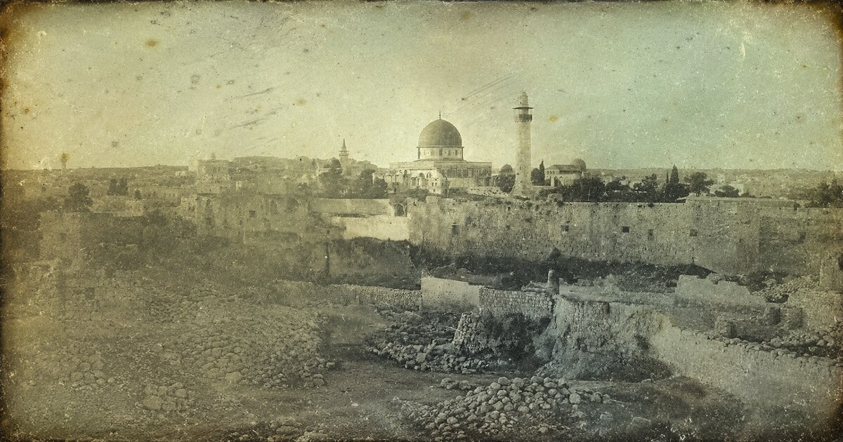 Les toutes premières photos de Jérusalem prises en... 1844 !