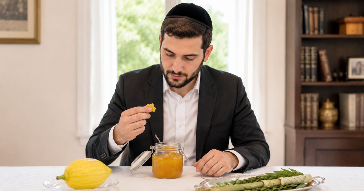 Faire « Chéhé'héyanou » sur la consommation de l'Étrog
