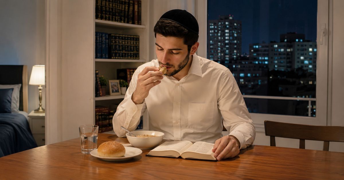 Manger avant la prière, alors qu'il fait encore nuit