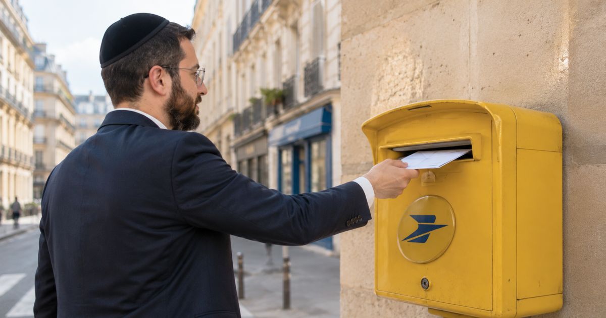 Envoyer une lettre ou un télégramme le vendredi avant Chabbate