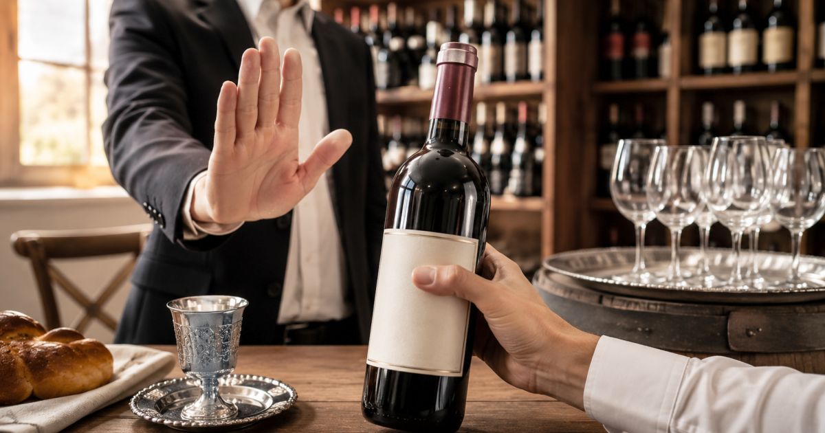 Le vin touché par un Mé'halèl Chabbate Béfarhéssya
