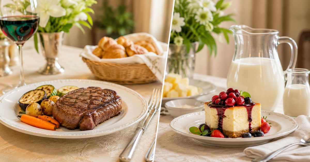 Manger du lait après la viande à Chavou'ote ?