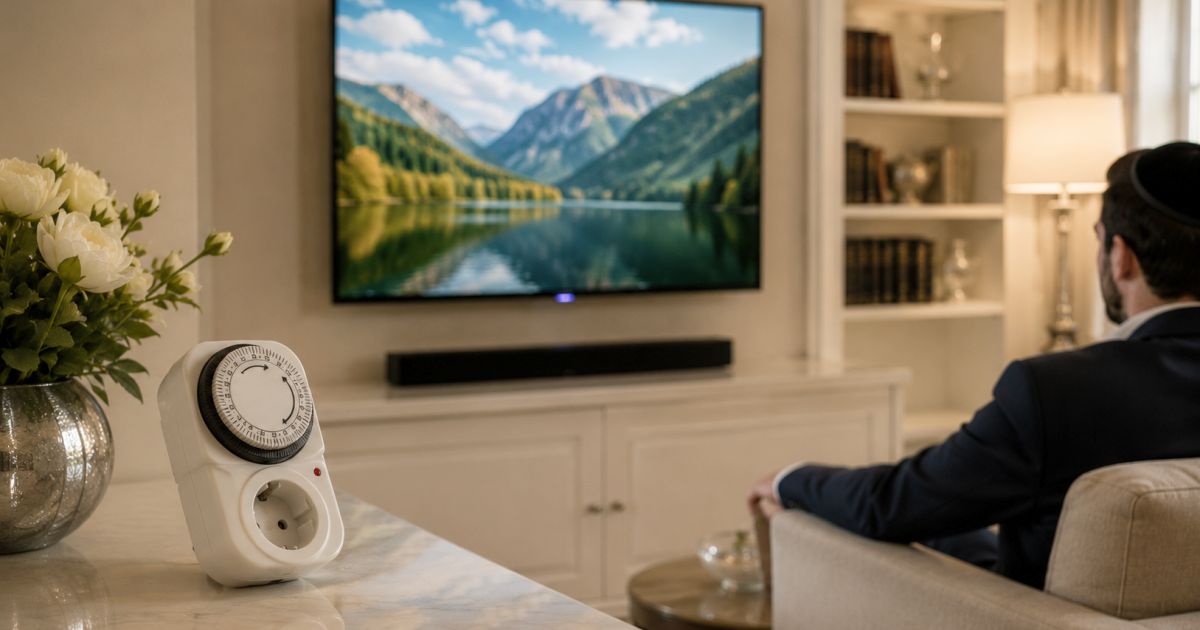 Télévision sur minuterie le Chabbate