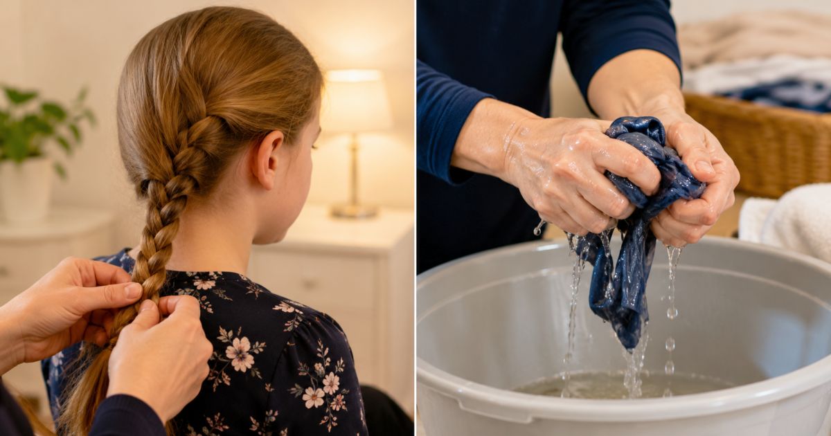 Les tresses et l'essorage