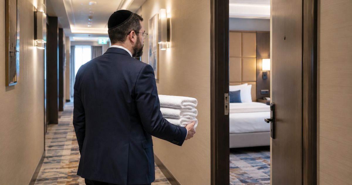 Chabbate à l’hôtel : le transport d’objets est-il permis ?