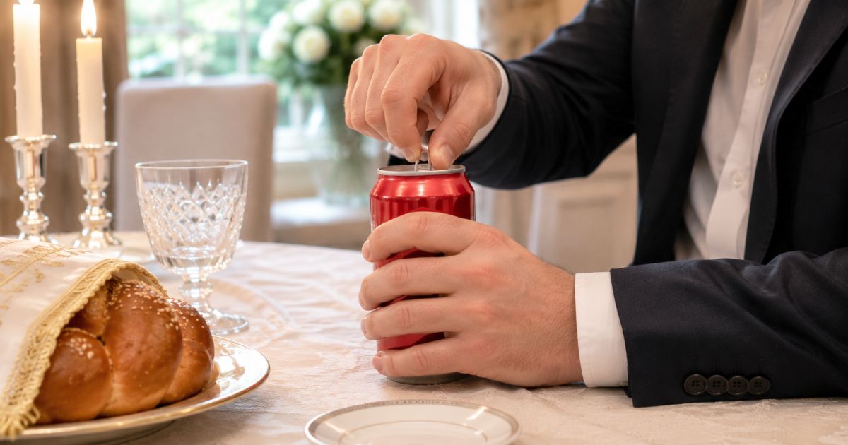 Ouvrir une boite (canette) de bière ou de coca le Chabbate