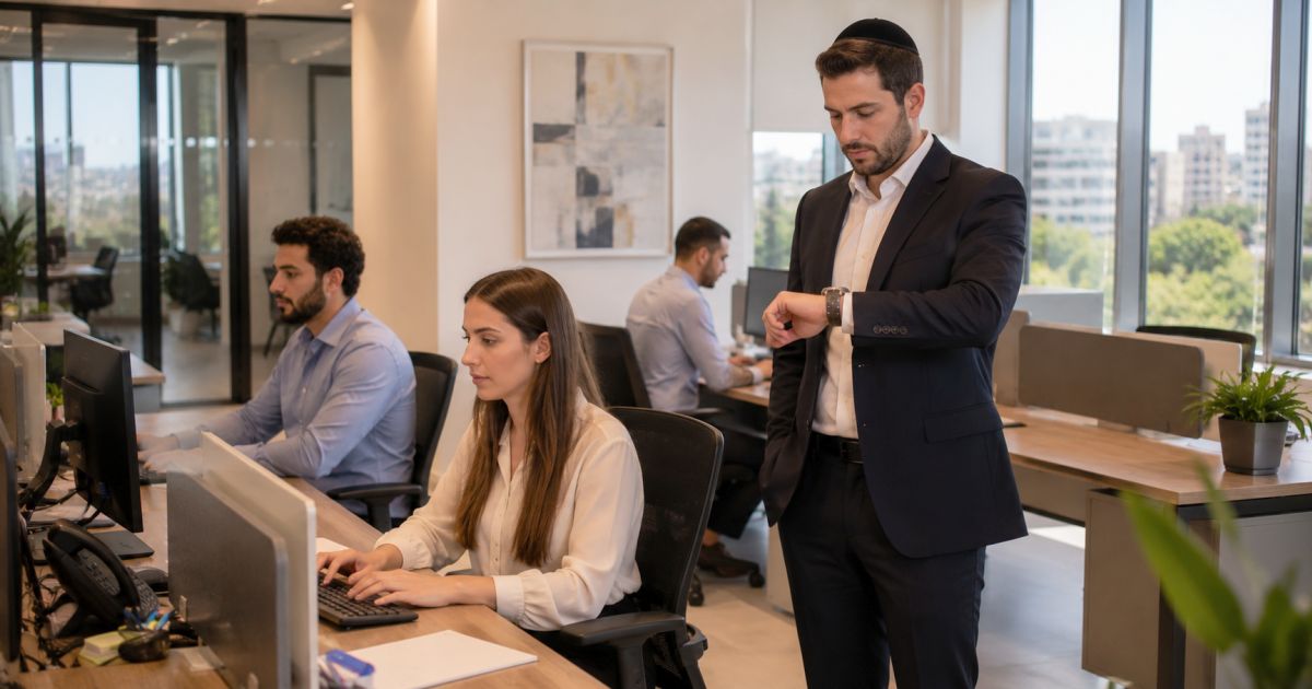 Heure d’entrée du Chabbate pour des employés non juifs