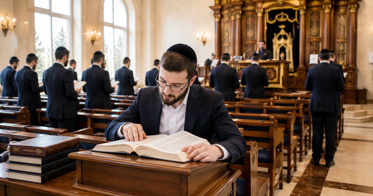 Etudier pendant la « Téfila »