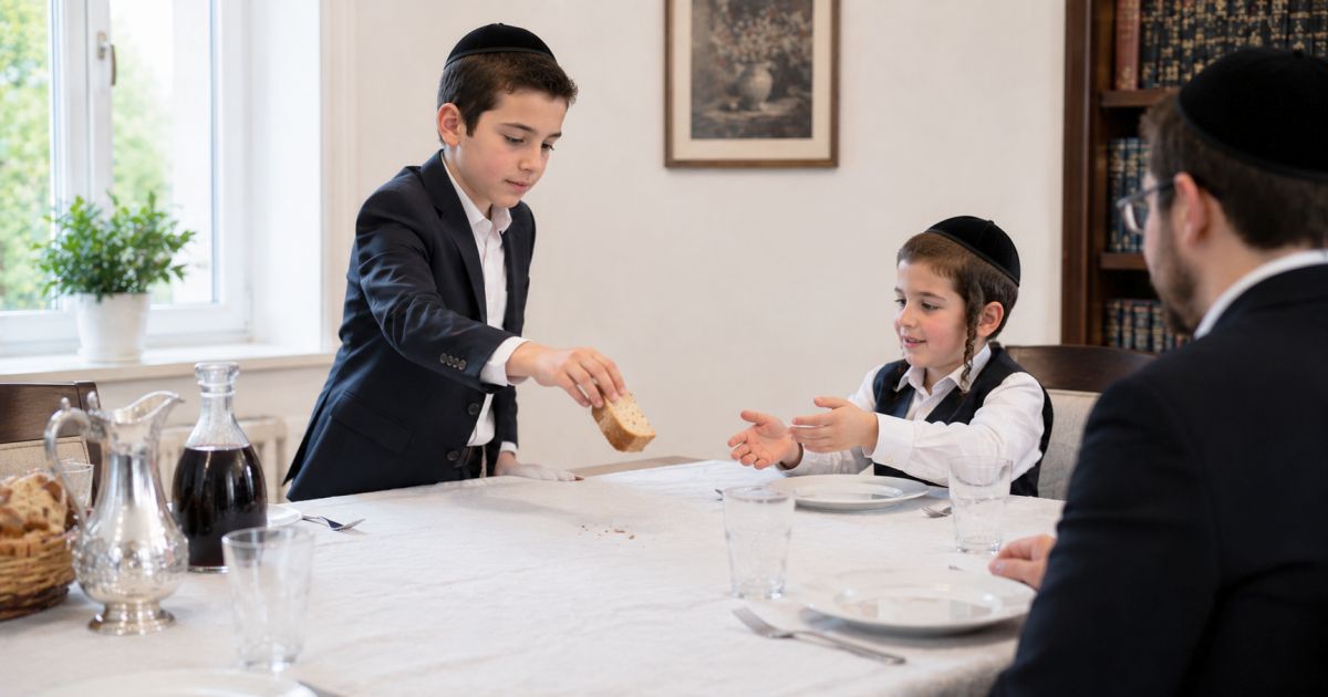 Jeter le pain sur la table