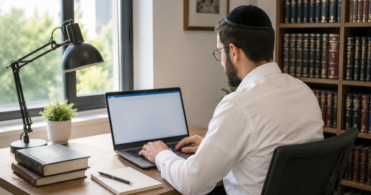 Écrire sur ordinateur à ‘Hol Hamo’èd