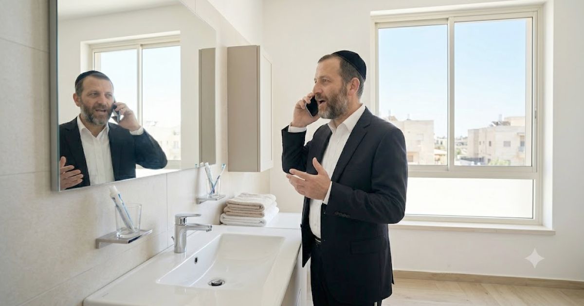 Parler dans la salle de bain