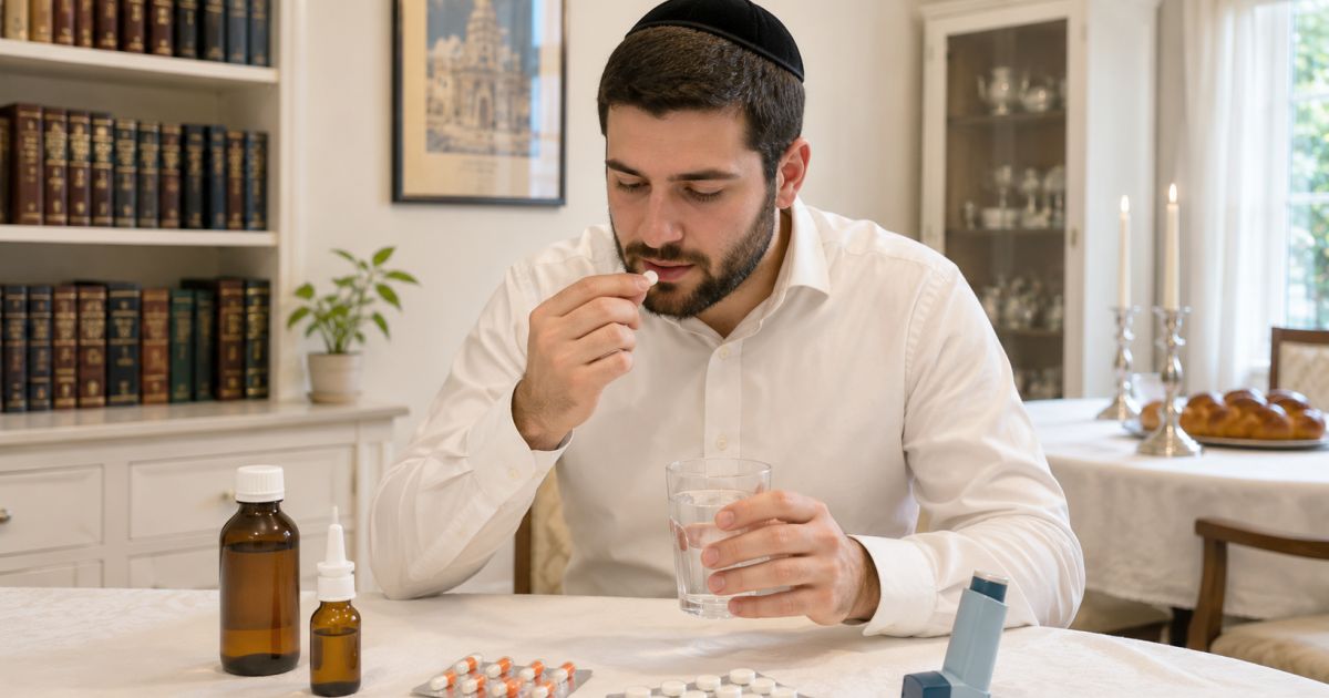 Prendre des médicaments le Chabbate