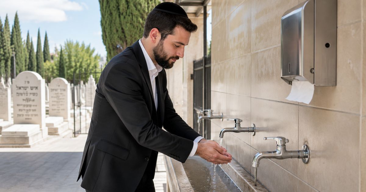 Comment se laver les mains en sortant du cimetière