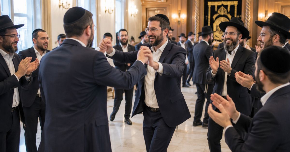 Danser et taper des mains le Chabbate