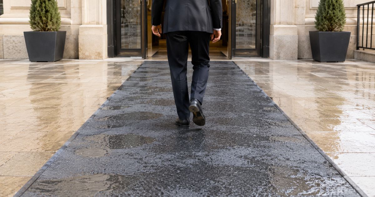 Marcher sur un tapis mouillé le Chabbate