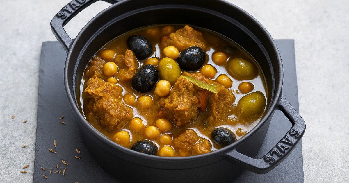 Tajine de veau à l'orientale